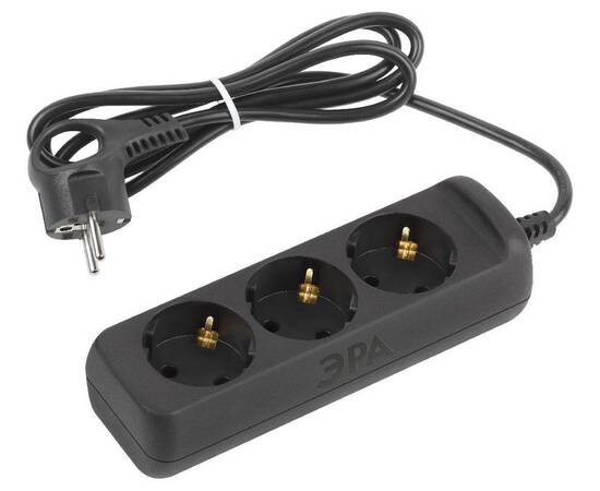 Удлинитель электрический Эра UX-3e-1,5m-B Б0057721