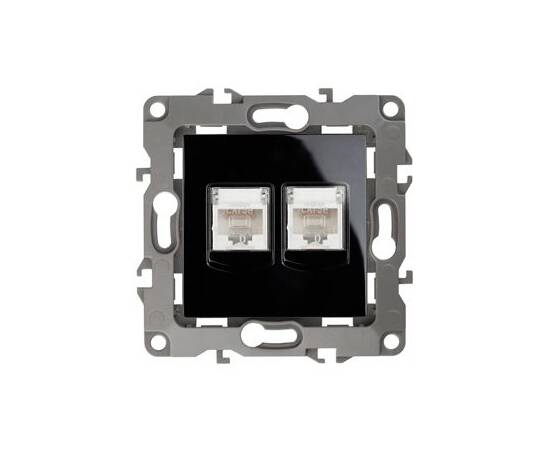 Розетка информационная двойная 2XRJ45 Эра 12-3108-06 Б0014734
