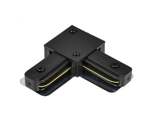 Коннектор угловой для шинопровода, чёрный, LD1021 для CAB1007