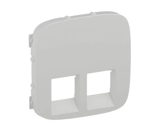 Лицевая панель Legrand Valena Allure розетки телефонной RJ-11/Ethernet RJ-45 белая 755425