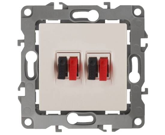 Розетка аудио двойная Эра 12-3112-02 Б0027462