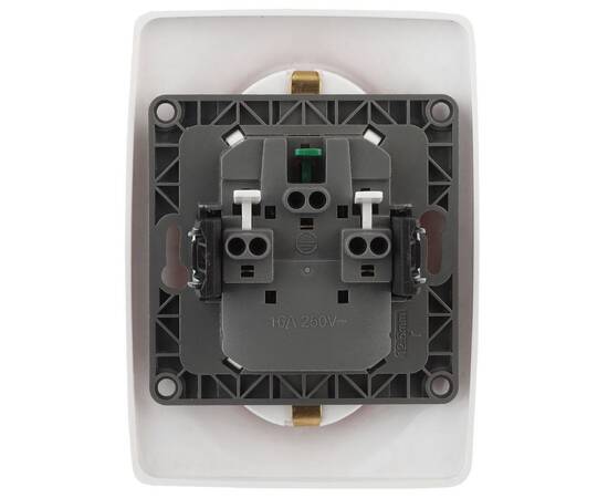 Розетка 2x2P+E Schuko Эра 12-2106-01 Б0031228, изображение 2