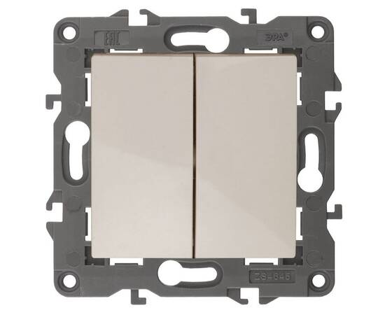 Выключатель двойной Эра 14-1104-02 Б0034231