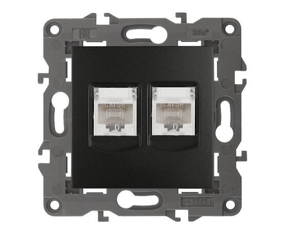 Розетка 2хRJ45 Эра 14-3108-05 Б0034312