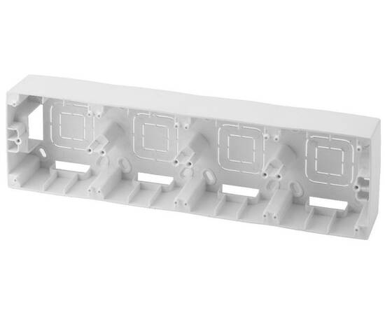 Коробка для накладного монтажа на 4 поста Эра 12-6104-01 Б0043190