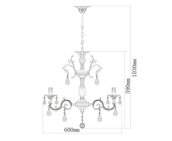 Подвесная люстра MW-Light Свеча 301014706, изображение 14