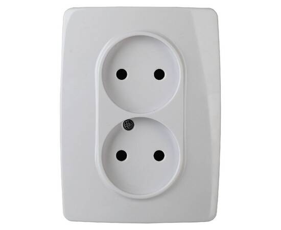 Розетка 2x2P Эра 12-2107-01 Б0031238