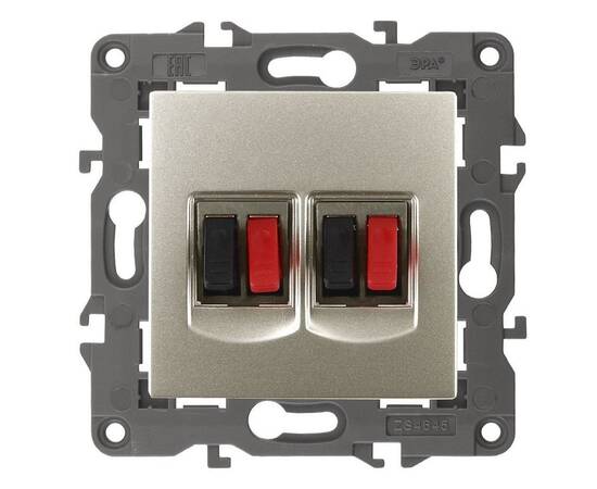 Розетка аудио двойная Эра 14-3112-04 Б0034329