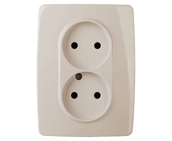 Розетка 2x2P Эра 12-2107-02 Б0031239