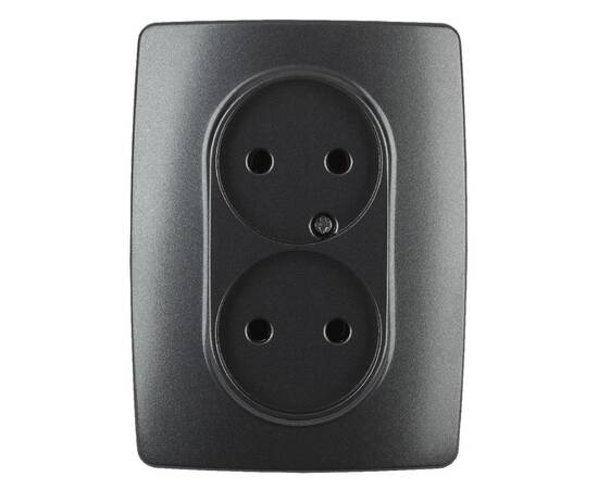 Розетка 2x2P Эра 12-2107-05 Б0031242