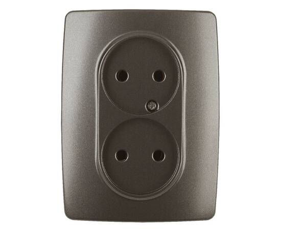 Розетка 2x2P Эра 12-2107-13 Б0031245