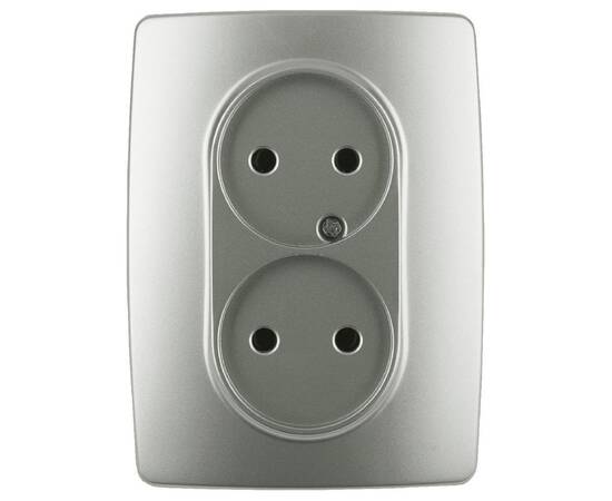Розетка 2x2P Эра 12-2107-15 Б0031247