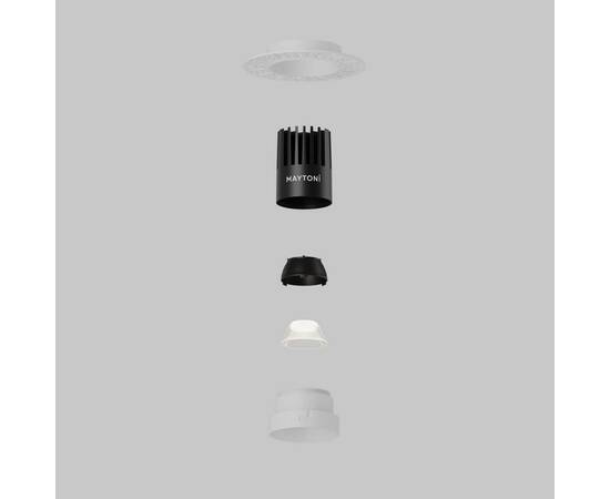 Встраиваемый светильник Maytoni Dip DL119-10W-4K-TRS-W, изображение 13