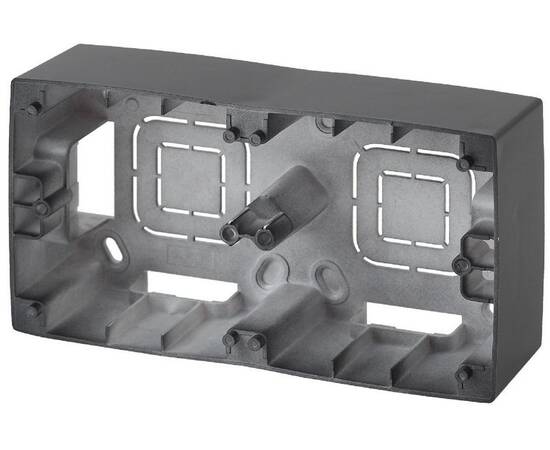 Коробка для накладного монтажа на 2 поста Эра 12-6102-05 Б0043174