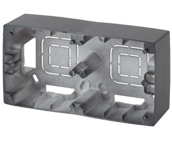 Коробка для накладного монтажа на 2 поста Эра 12-6102-12 Б0043176