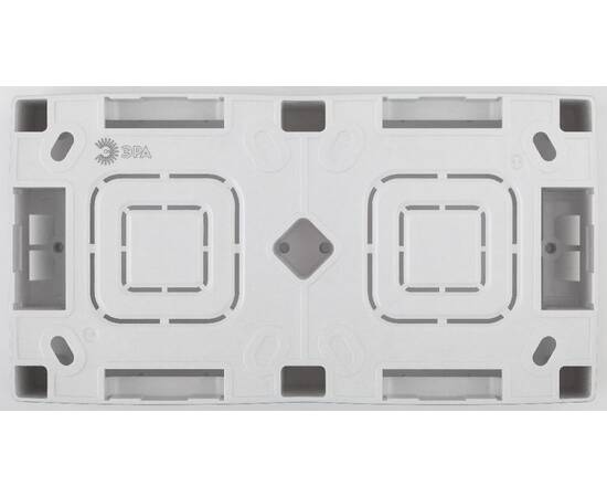 Коробка для накладного монтажа на 2 поста Эра 12-6102-12 Б0043176, изображение 2