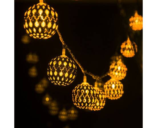 Светодиодная нить Eurosvet 400-003 золото/теплый белый с эффектом мерцания 2,8м IP20