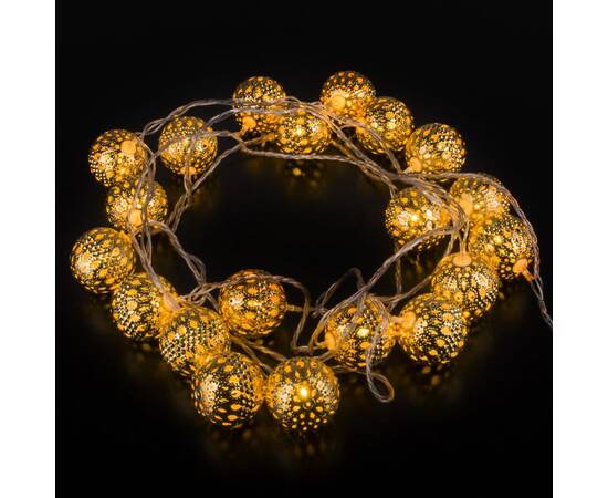 Светодиодная нить Eurosvet 400-003 золото/теплый белый с эффектом мерцания 2,8м IP20, изображение 2