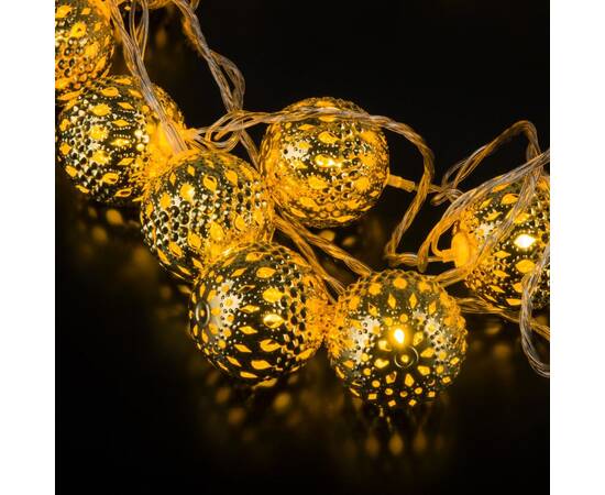 Светодиодная нить Eurosvet 400-003 золото/теплый белый с эффектом мерцания 2,8м IP20, изображение 4