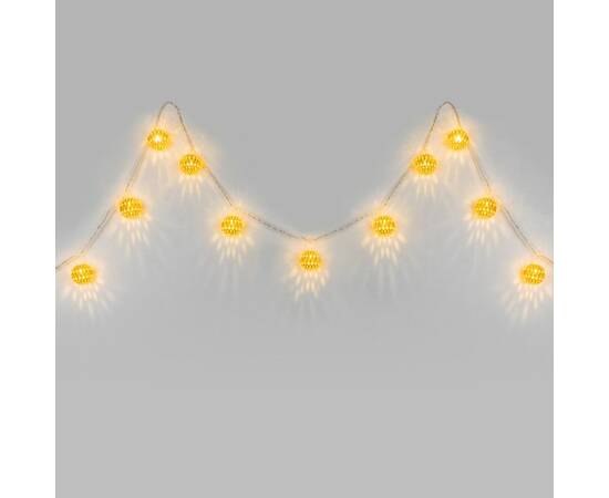 Светодиодная нить Eurosvet 400-003 золото/теплый белый с эффектом мерцания 2,8м IP20, изображение 5