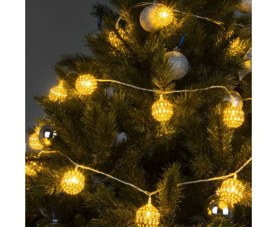 Светодиодная нить Eurosvet 400-003 золото/теплый белый с эффектом мерцания 2,8м IP20, изображение 6