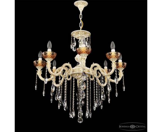 Подвесная люстра Bohemia Ivele Crystal AL79101/8/250 B WMG P Amber/M-1F, изображение 2