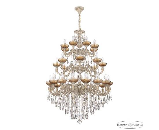 Подвесная люстра Bohemia Ivele Crystal AL79101/16+8+8/300/3d B WMG P Amber/M-1F