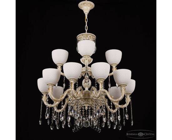 Подвесная люстра Bohemia Ivele Crystal AL79101/10+5/250/2D A WMG P1 U Wave, изображение 2