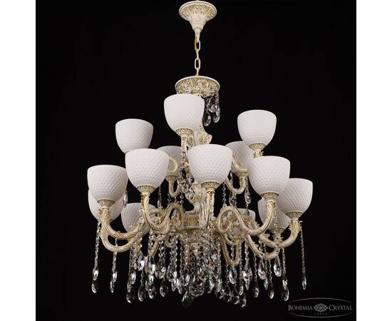 Подвесная люстра Bohemia Ivele Crystal AL79101/10+5/250/2D A WMG P1 U Wave, изображение 3