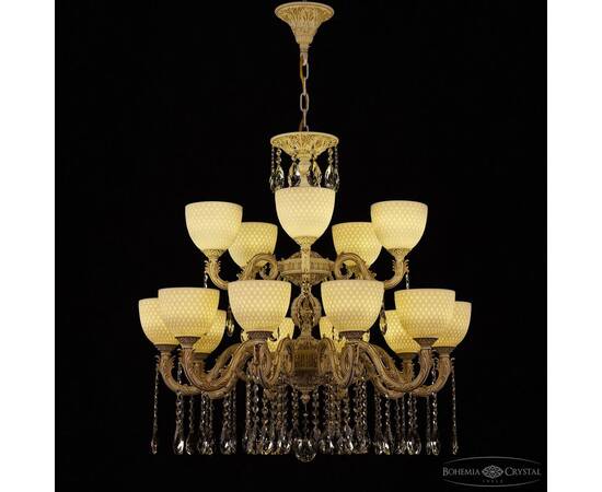Подвесная люстра Bohemia Ivele Crystal AL79101/10+5/250/2D A WMG P1 U Wave, изображение 4