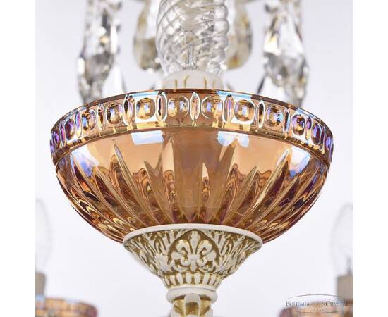Подвесная люстра Bohemia Ivele Crystal AL79101/10+5/250/2D A WMG P Shampan/M-1G, изображение 5