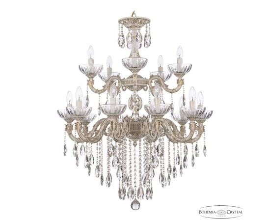 Подвесная люстра Bohemia Ivele Crystal AL79101/10+5/250/2D B WMG P Clear/M-1H