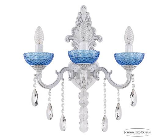 Бра Bohemia Ivele Crystal AL7801B15/3/175 B WMN P Aquamarine/M-1F