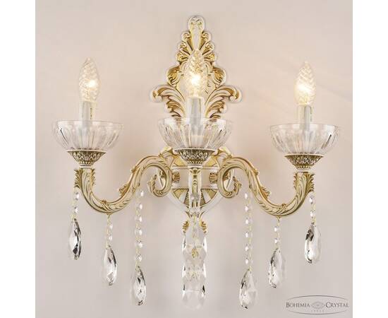 Бра Bohemia Ivele Crystal AL7901B15/3/175 B WMG P Clear/M-1H, изображение 2
