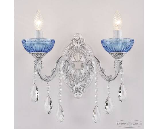 Бра Bohemia Ivele Crystal AL7901B10/2/175 B WMN P Aquamarine/M-1G, изображение 2