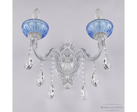 Бра Bohemia Ivele Crystal AL7901B10/2/175 B WMN P Aquamarine/M-1G, изображение 3