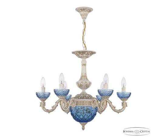 Подвесная люстра Bohemia Ivele Crystal AL79101P/6/175 WMG P Aquamarine/M-1F