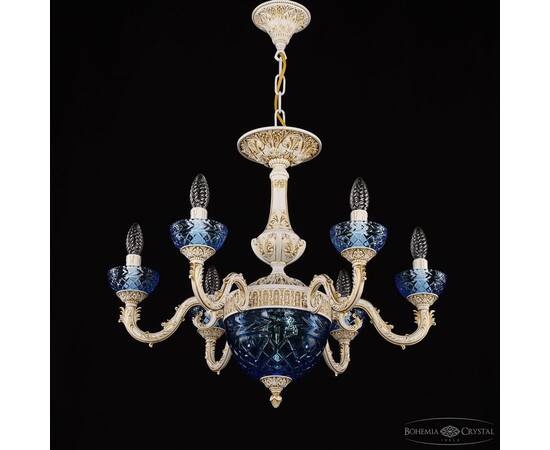 Подвесная люстра Bohemia Ivele Crystal AL79101P/6/175 WMG P Aquamarine/M-1F, изображение 4
