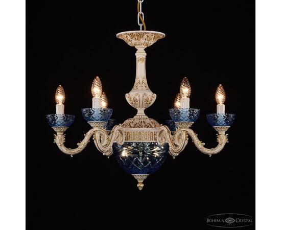 Подвесная люстра Bohemia Ivele Crystal AL79101P/6/175 WMG P Aquamarine/M-1F, изображение 5