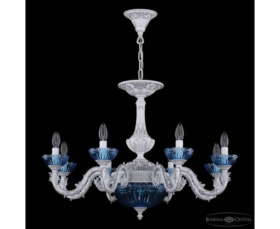 Подвесная люстра Bohemia Ivele Crystal AL79101P/8/250 WMN P Aquamarine/M-1G, изображение 2