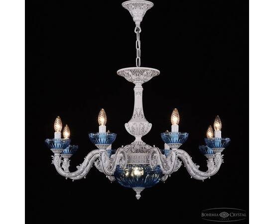 Подвесная люстра Bohemia Ivele Crystal AL79101P/8/250 WMN P Aquamarine/M-1G, изображение 3