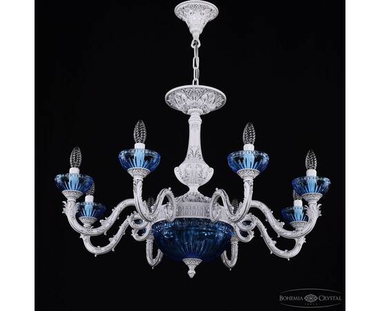 Подвесная люстра Bohemia Ivele Crystal AL79101P/8/250 WMN P Aquamarine/M-1G, изображение 4