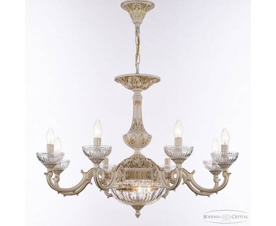 Подвесная люстра Bohemia Ivele Crystal AL78101P/8/250 WMG P Clear/M-1G, изображение 3
