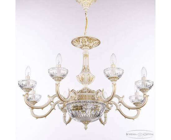Подвесная люстра Bohemia Ivele Crystal AL78101P/8/250 WMG P Clear/M-1G, изображение 5