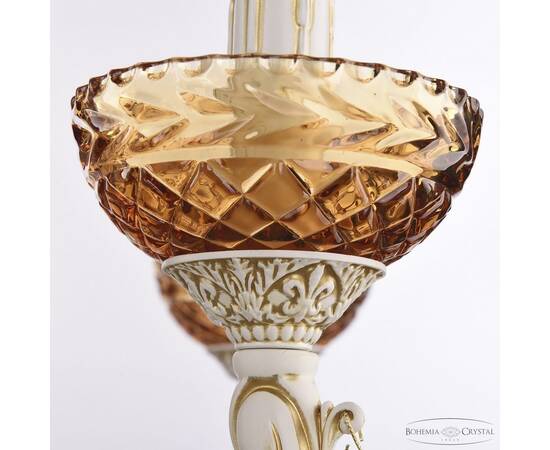 Подвесная люстра Bohemia Ivele Crystal AL78101P/8/250 A WMG P Amber/M-1F, изображение 3