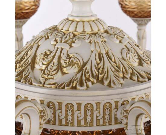 Подвесная люстра Bohemia Ivele Crystal AL78101P/8/250 A WMG P Amber/M-1F, изображение 4