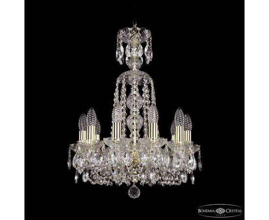 Подвесная люстра Bohemia Ivele Crystal 1402/10/141/XL-58 G