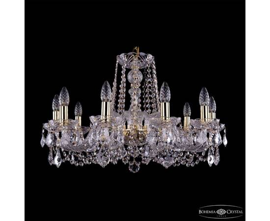 Подвесная люстра Bohemia Ivele Crystal 1402/10/240 G Leafs