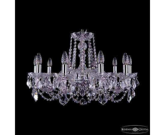 Подвесная люстра Bohemia Ivele Crystal 1402/10/240 Ni Leafs