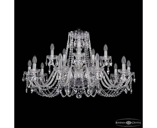 Подвесная люстра Bohemia Ivele Crystal 1402/10+5/360 Ni